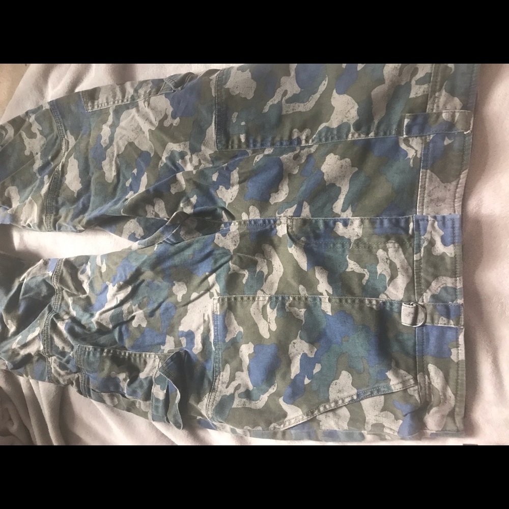 Camo cargo joggers